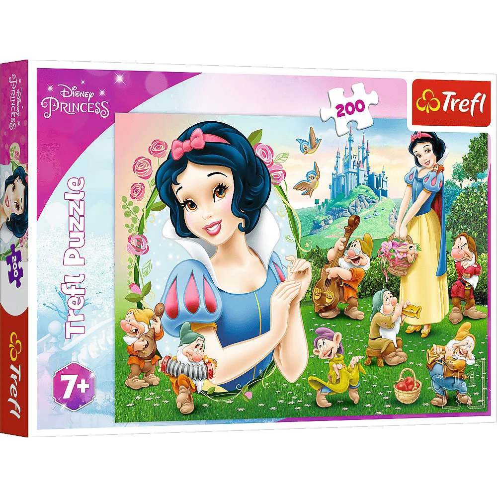 Puzzle Trefl Princess New SS21 / Disney Princess, 200 piese foto