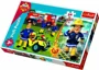 Puzzle Trefl Brave Fireman Sam / Prism A&D Fireman Sam, 24 MAXI piese foto