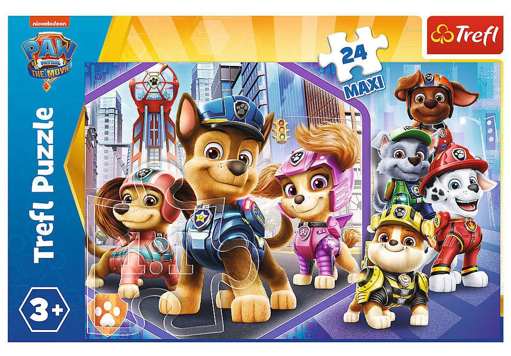 Puzzle Trefl Heroes on the guard / Paw Patrol, 24 piese foto