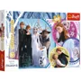 Puzzle Trefl 100 Glitter In the glow of love / Disney Frozen 2, 100 piese foto