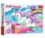 Puzzle Trefl Galloping unicorns, 160 piese foto