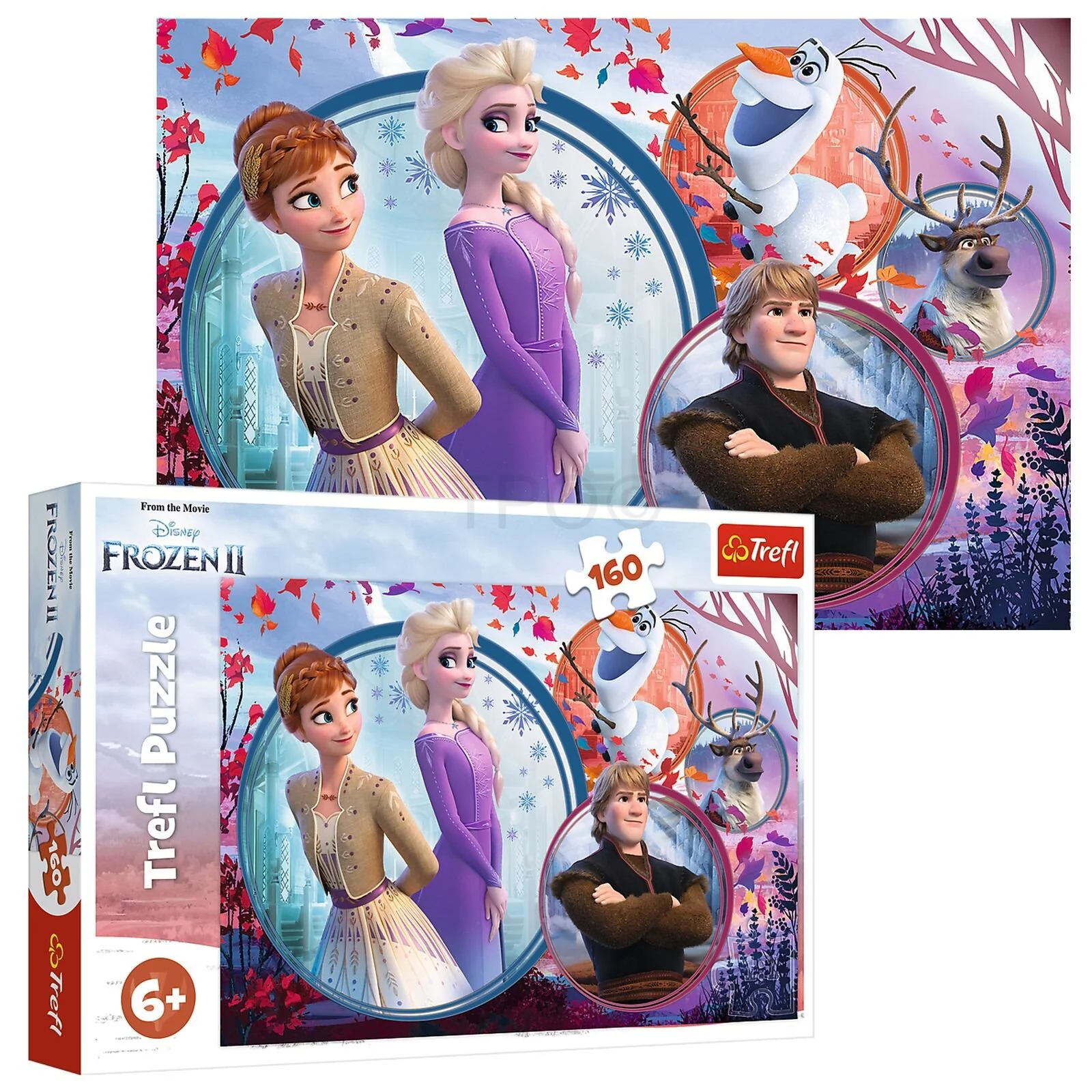 image for Puzzle Trefl Sister adventure / Disney Frozen II, 160 piese foto