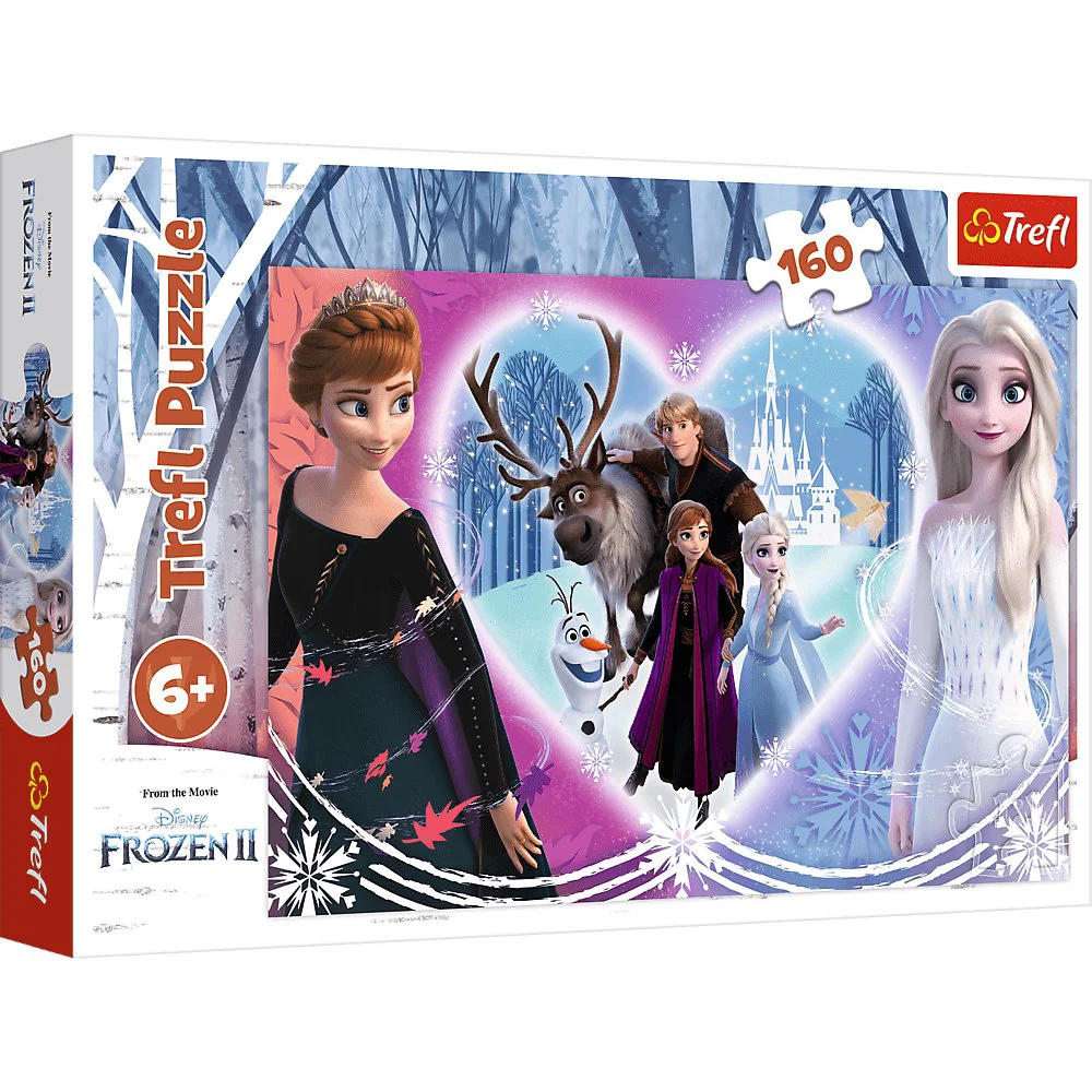 Puzzle Trefl Joyful moments / Disney Frozen 2, 160 piese foto
