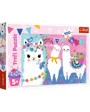 Puzzle Trefl Happy Liamas, 100 piese foto