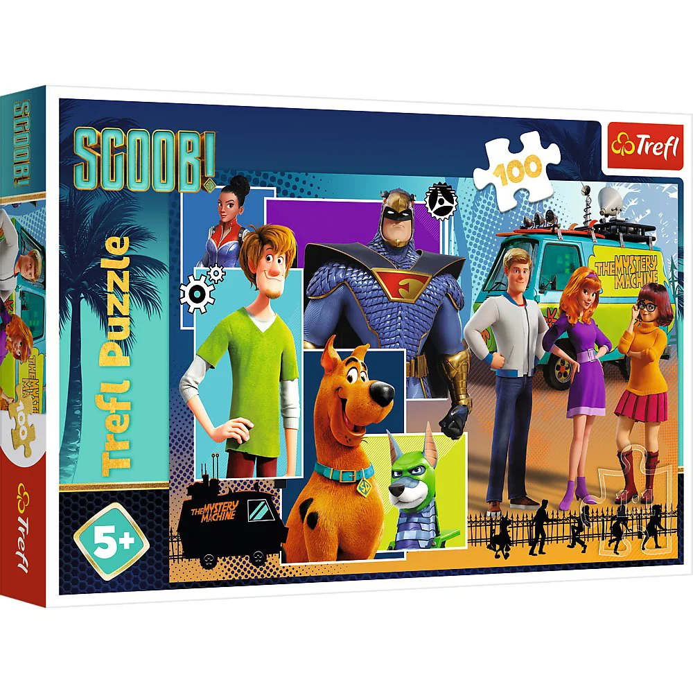 Puzzle Trefl Scooby Doo! Where are you?  / Warner scooby doo - Scoob movie, 100 piese foto