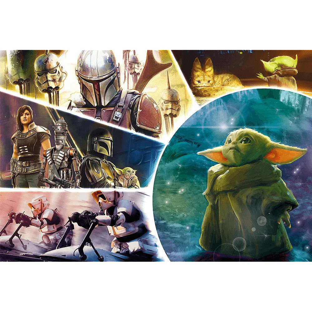 image for Puzzle Trefl Baby Yoda, 100 piese foto
