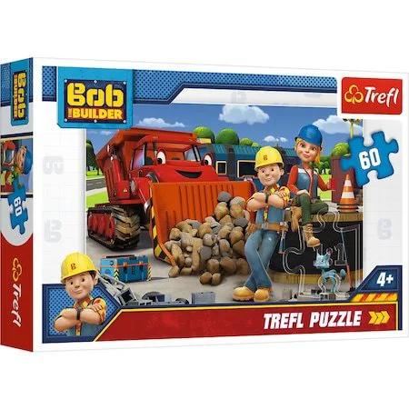 Puzzle Trefl Bob and Wendy / Bob the builder, 60 piese foto