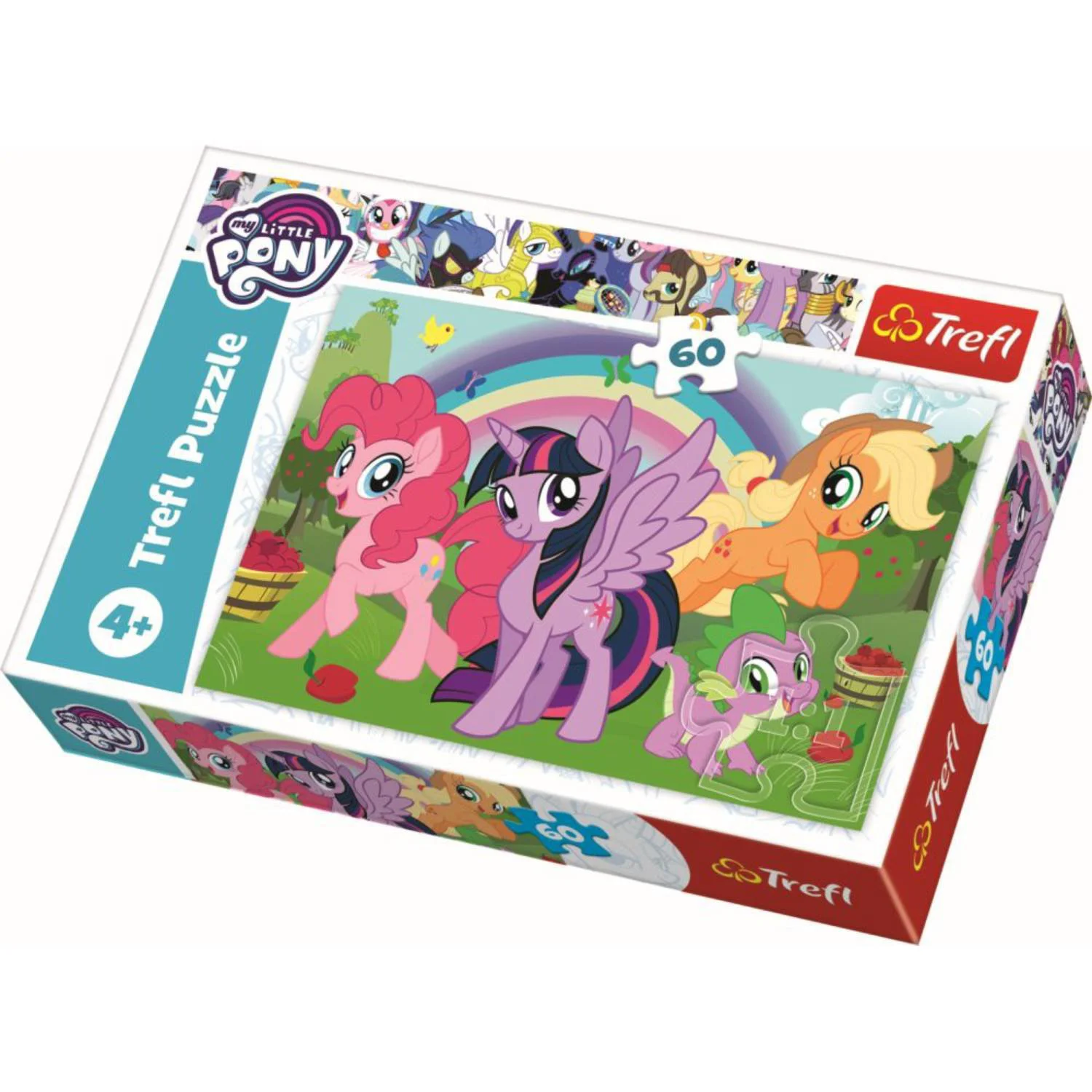 Puzzle Trefl Rainbow friendship, 60 piese foto