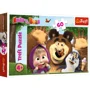 Puzzle Trefl Masha's happy day / Animaccord masha and the bear, 60 piese foto
