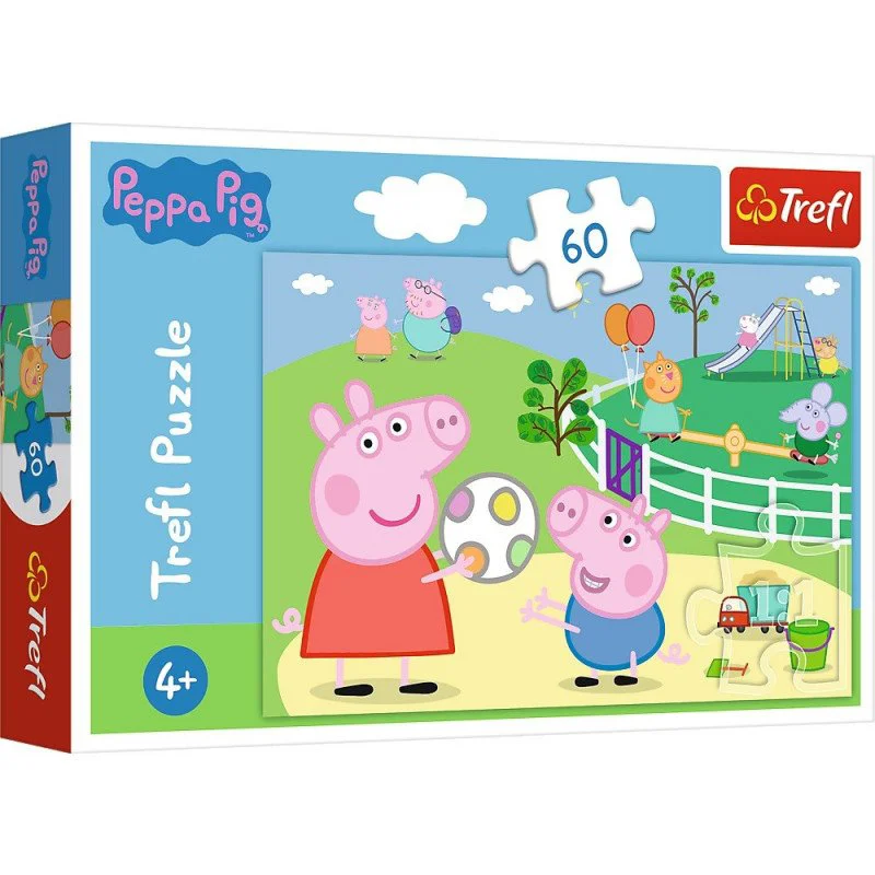 Puzzle Trefl Fun with friends / Peppa Pig, 60 piese foto