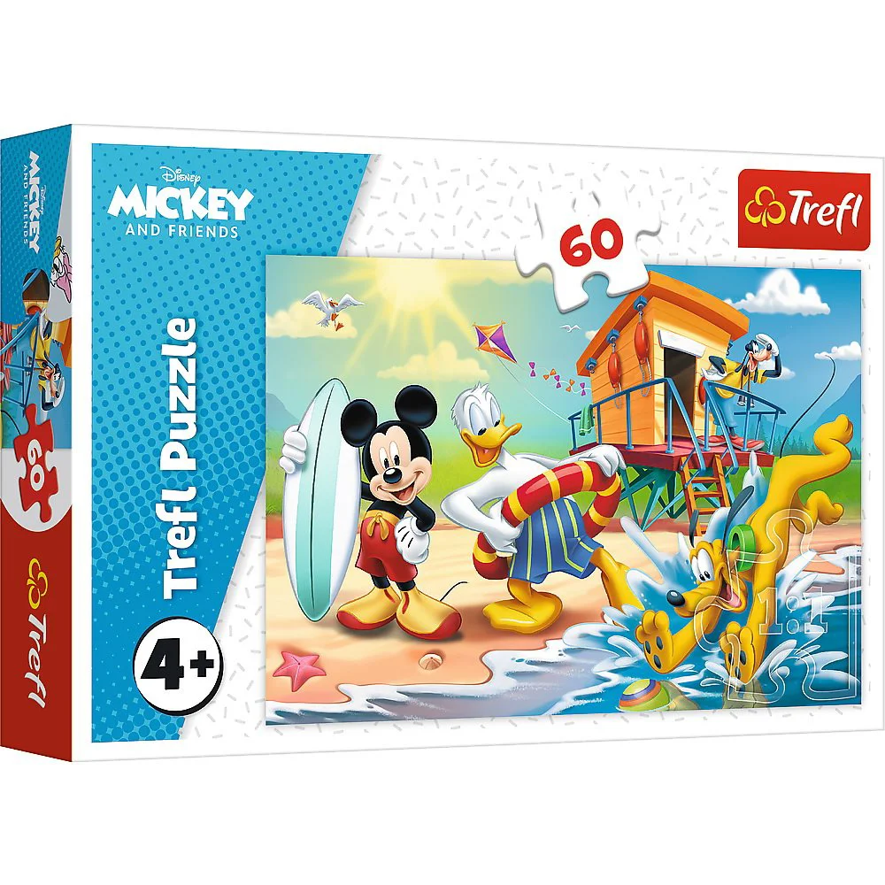 Puzzle Trefl Interesting day for Miki and friends, 60 piese foto
