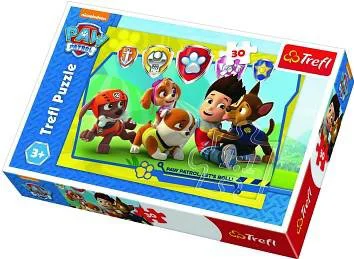 Puzzle Trefl Ryder and friends / Viacom Paw patrol, 30 piese foto