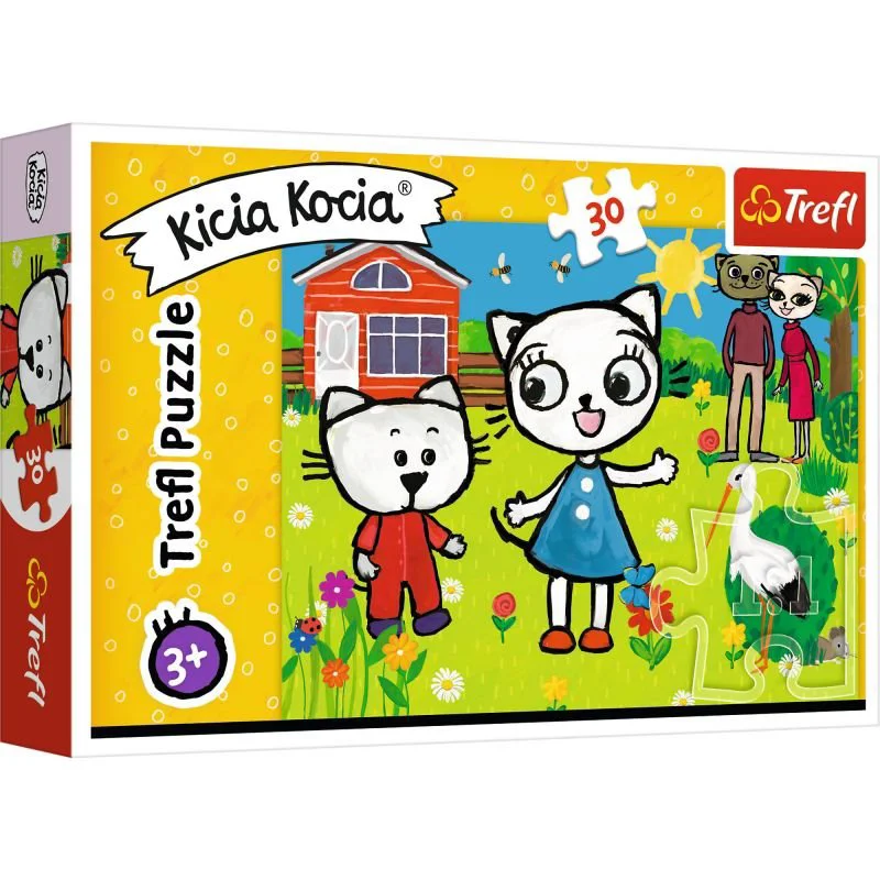 Puzzle Trefl Kittykit's adventures, 30 piese foto