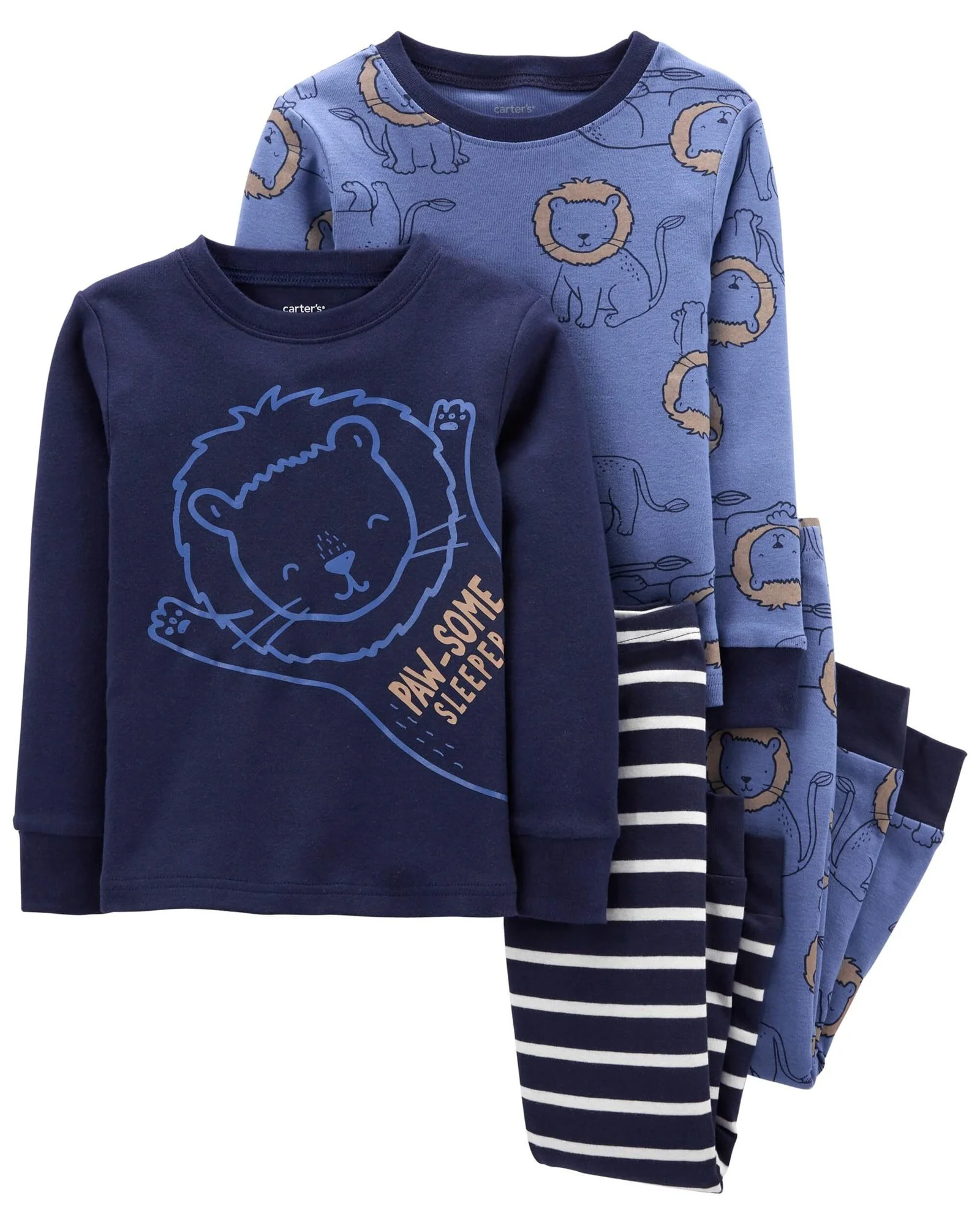 Carter's Set 2 pijamale Leu foto