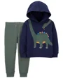Carter's Set 2 piese Pantaloni si bluza Dinozaur foto