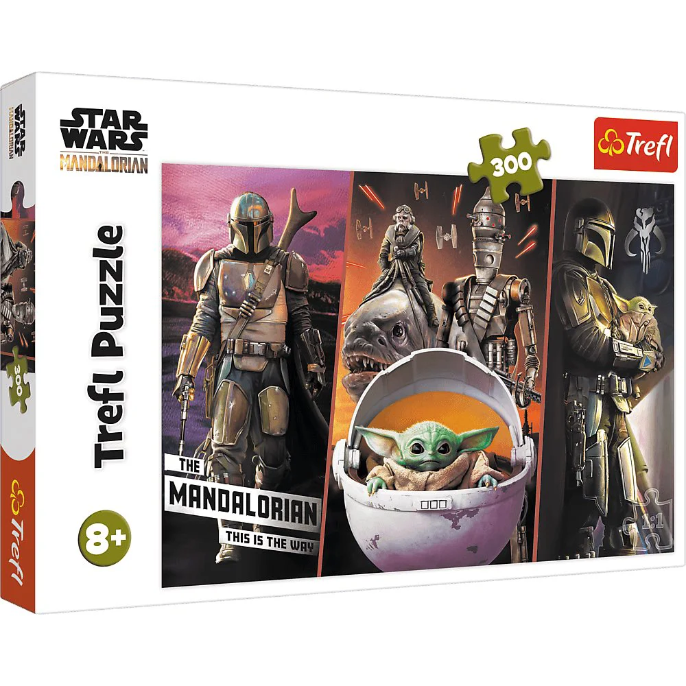 image for Puzzle Trefl The secret baby yoda / Lucasfilm Star wars the mandalorian, 300 piese foto