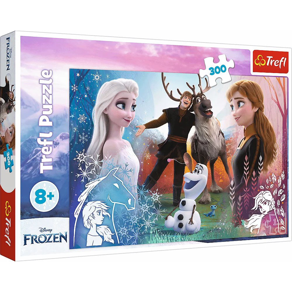 image for Puzzle Trefl Magic time / Disney frozen 2, 300 piese foto