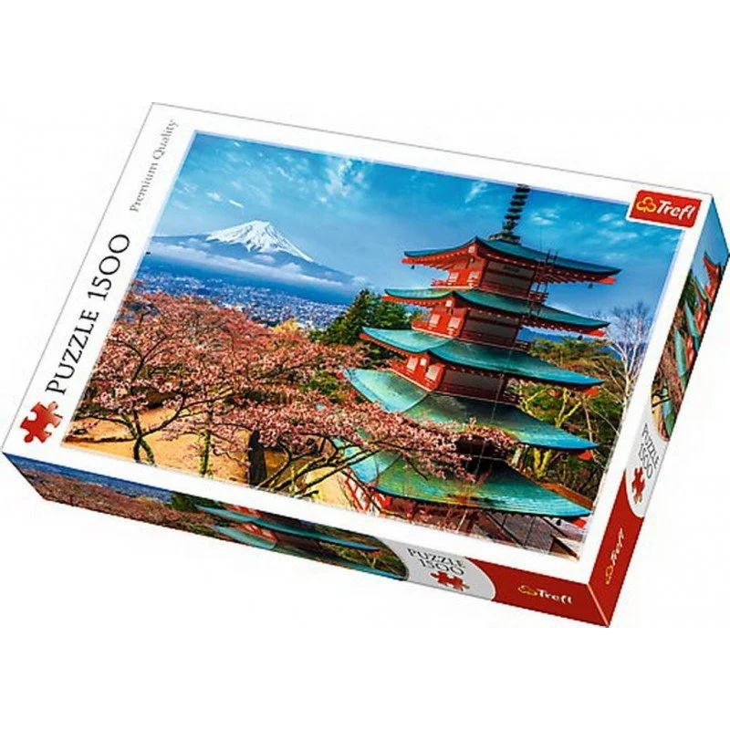 Puzzle Trefl Mount fuji / Huber, 1500 piese