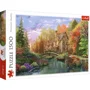 Puzzle Trefl Cottage by the lake, 1500 piese foto