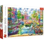 Puzzle Trefl Amsterdam canal, 1500 piese foto