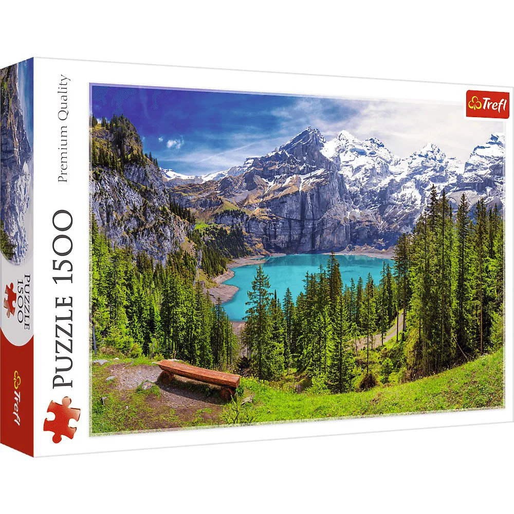 Puzzle Trefl  Lake Oeschinen / Alps / Switzerland, 1500 piese foto