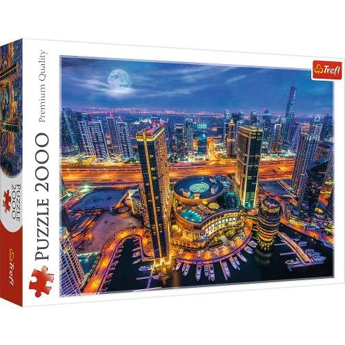 Puzzle Trefl Lights of Dubai, 2000 piese foto
