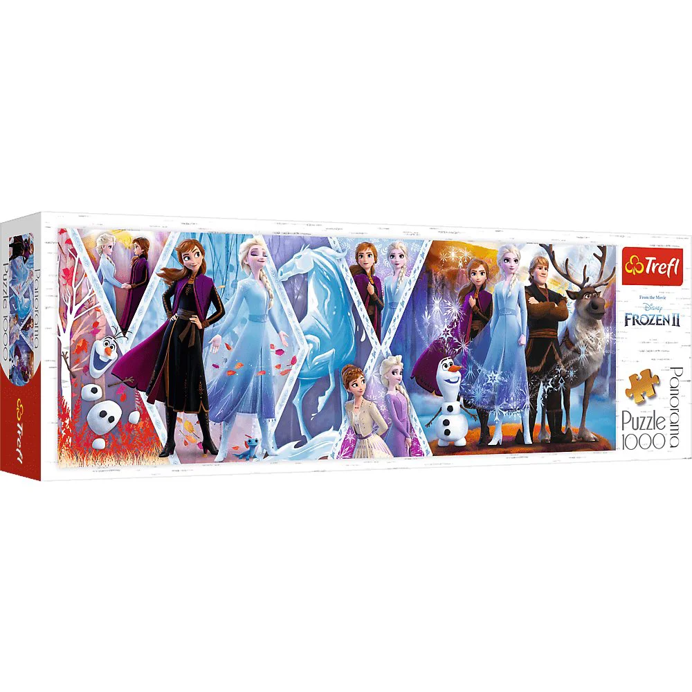 Puzzle Trefl 1000 panorama / Frozen 2 / Disney frozen 2, 1000 piese foto