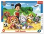 Puzzle Trefl 25 Frame / Paw patrol on the trail / Viacom paw patrol, 25 piese