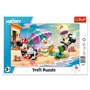Puzzle Trefl 15 Frame / Play on the beach, 15 piese foto
