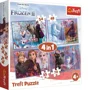 Puzzle Trefl 4in1 / Journey into the unknown / Disney frozen 2, 35/48/54/70 piese foto