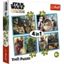 Puzzle Trefl 4w1 / The mandalorian and his world, 35/48/54/70 piese foto
