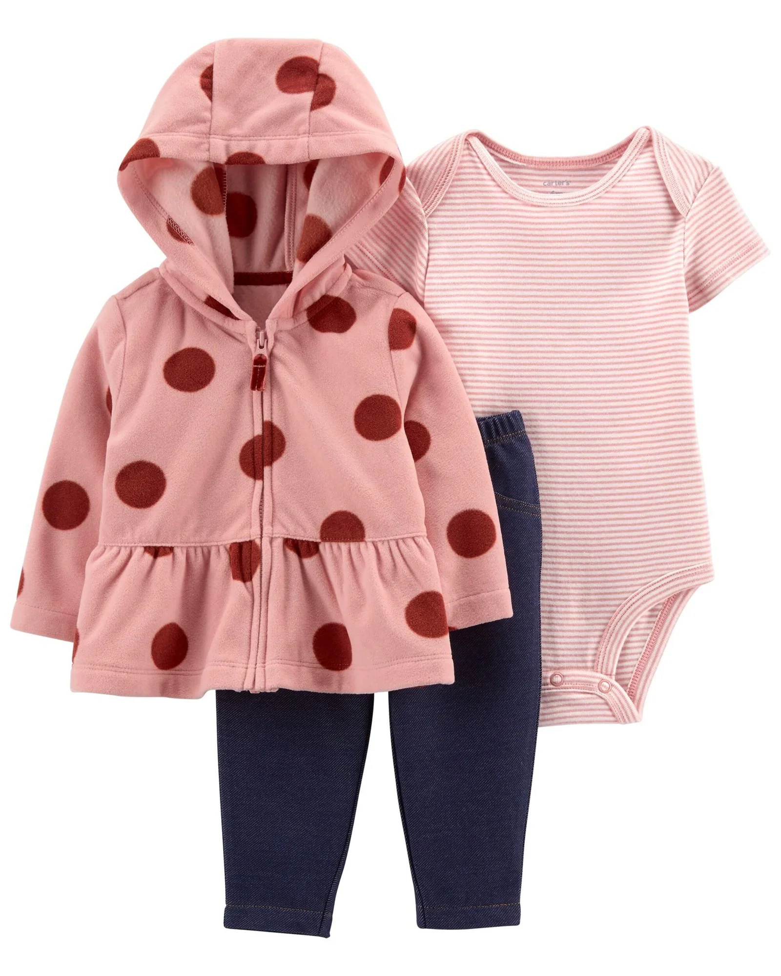 Carter's Set 3 piese Hanorac, body si pantaloni Buline foto