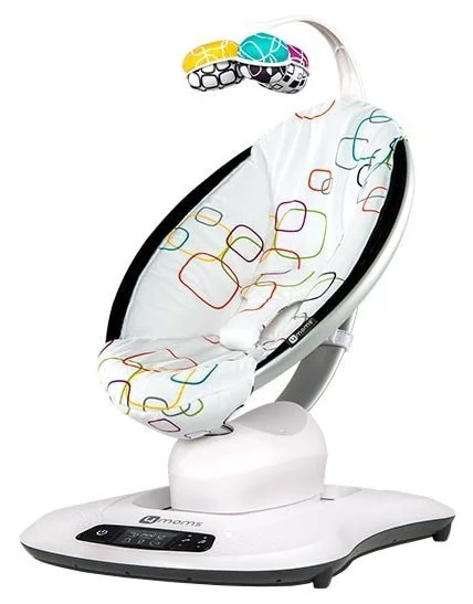 Электронные качели 4Moms MamaRoo 4.0 Plush Multicolor foto