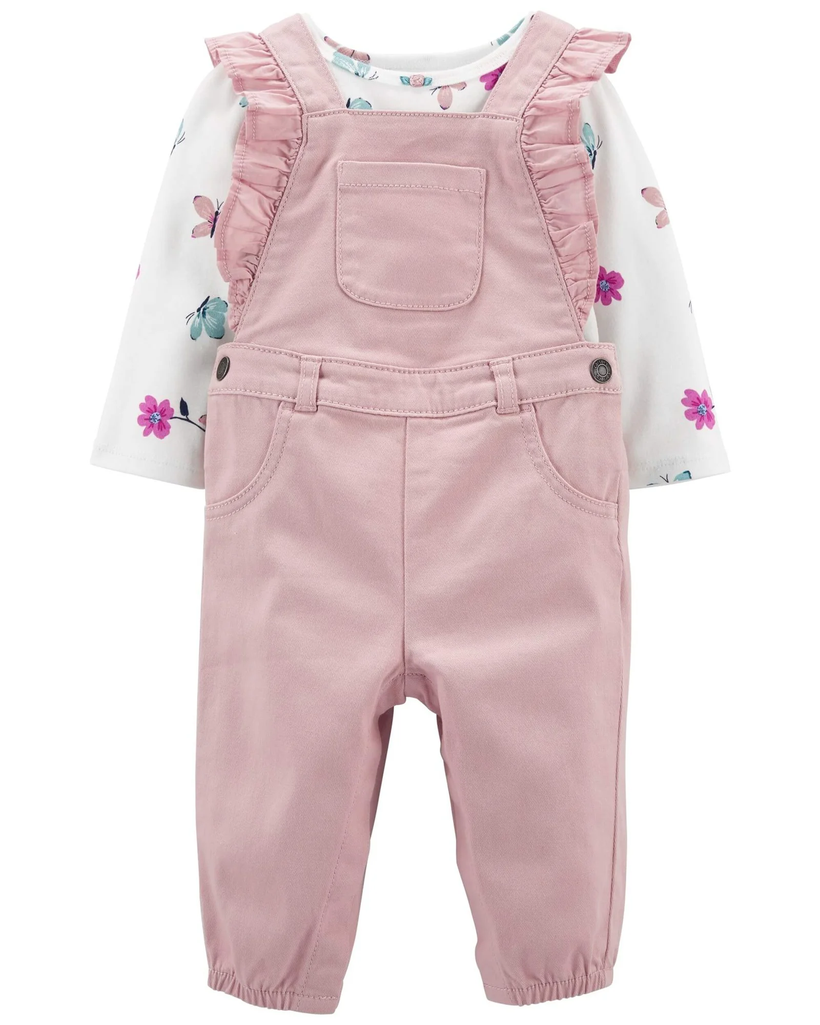 Carter's Set 2 piese Bluza si salopeta roz foto