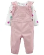 Carter's Set 2 piese Bluza si salopeta roz foto