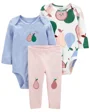 Carter's Set 3 piese Pantaloni si 2 body Pere foto