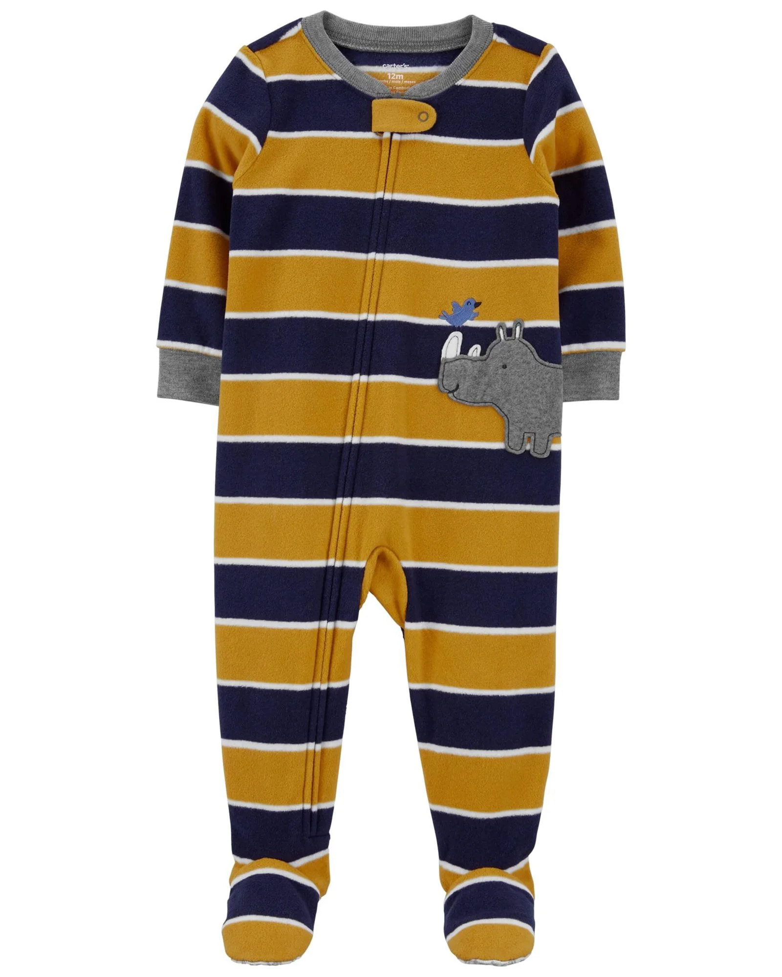 Carter's Pijama Fleece Rinocer foto