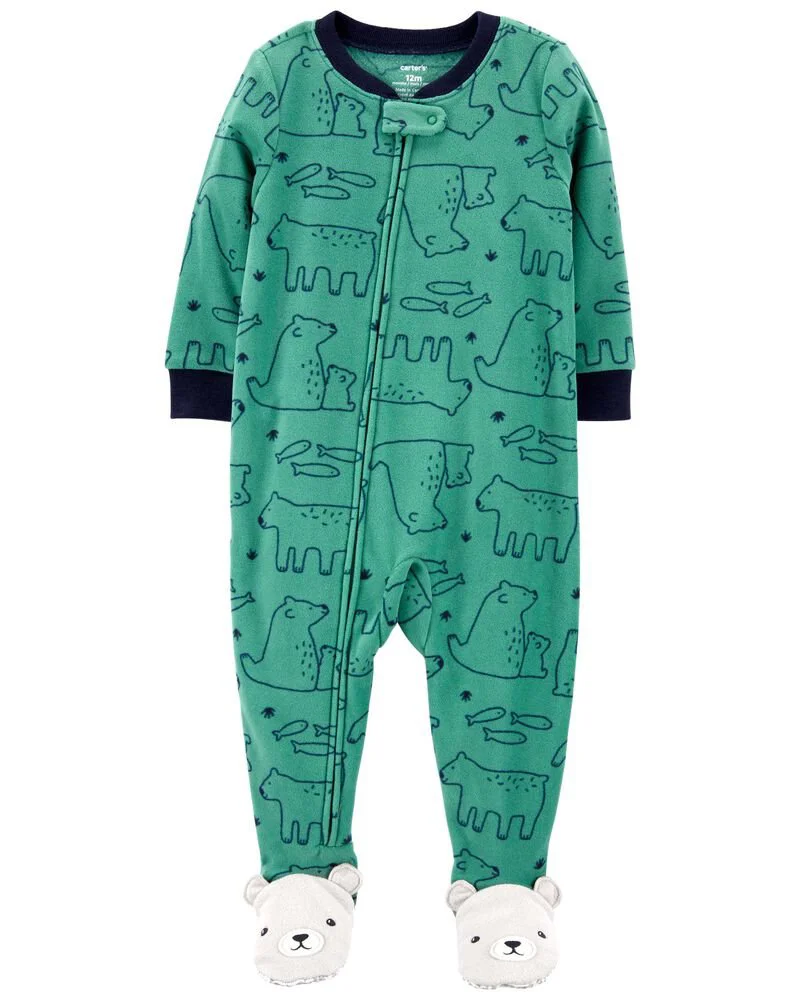 Carter's Pijama Fleece Urs foto