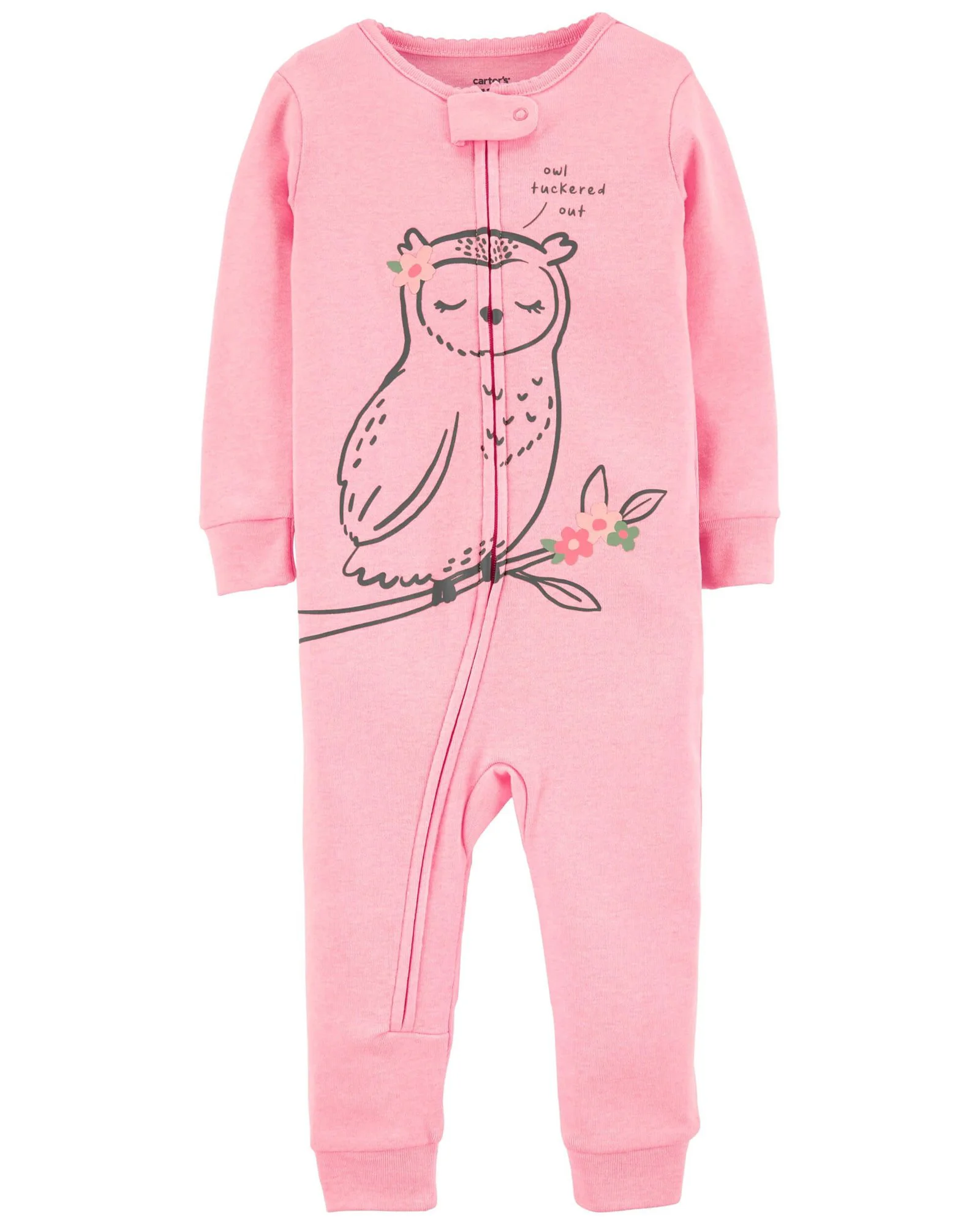 Carter's Pijama cu fermoar Bufnita foto
