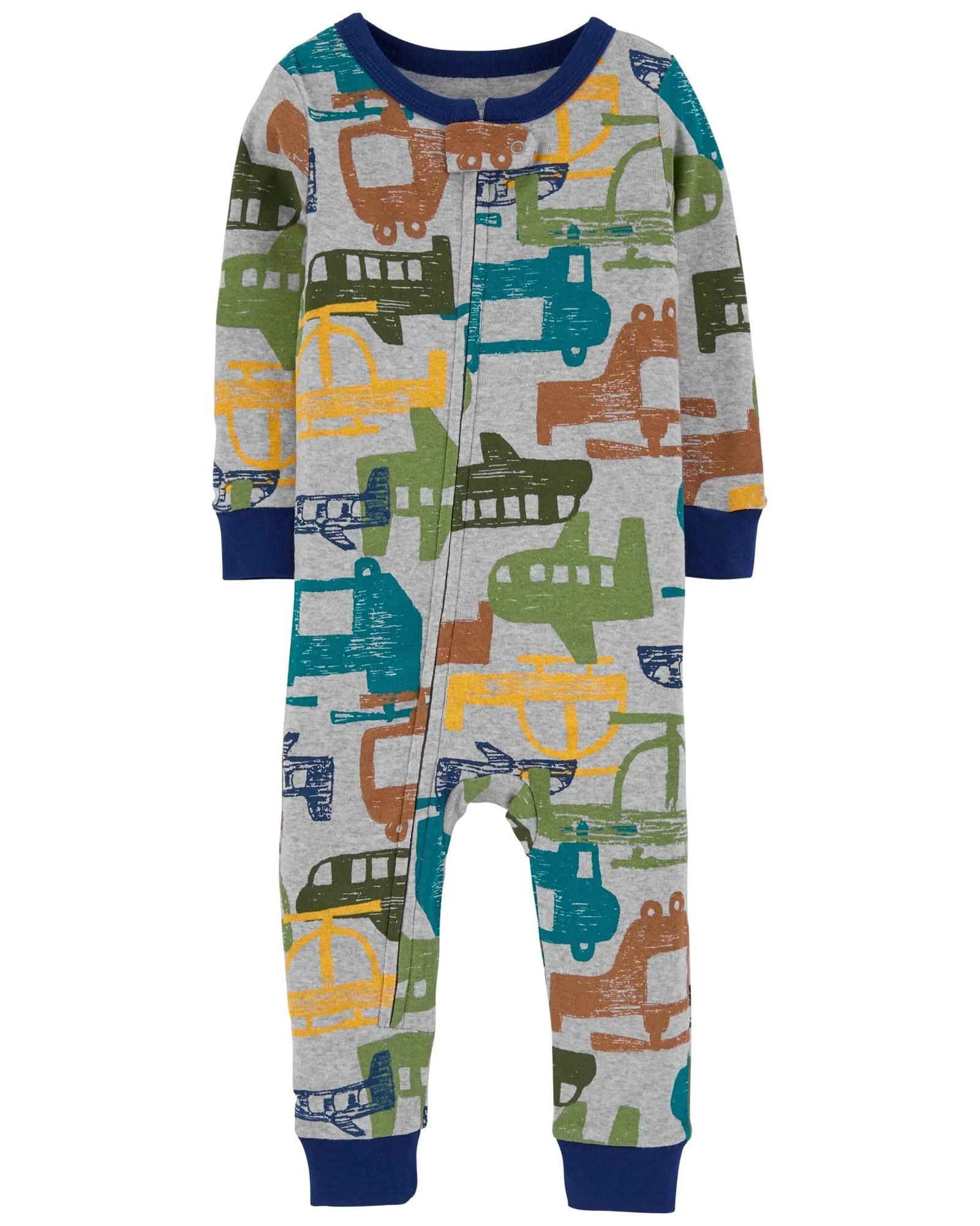 Carter's Pijama cu fermoar Elicopter foto