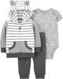 Carter's Set 3 piese Hanorac, body si pantaloni Ursulet foto