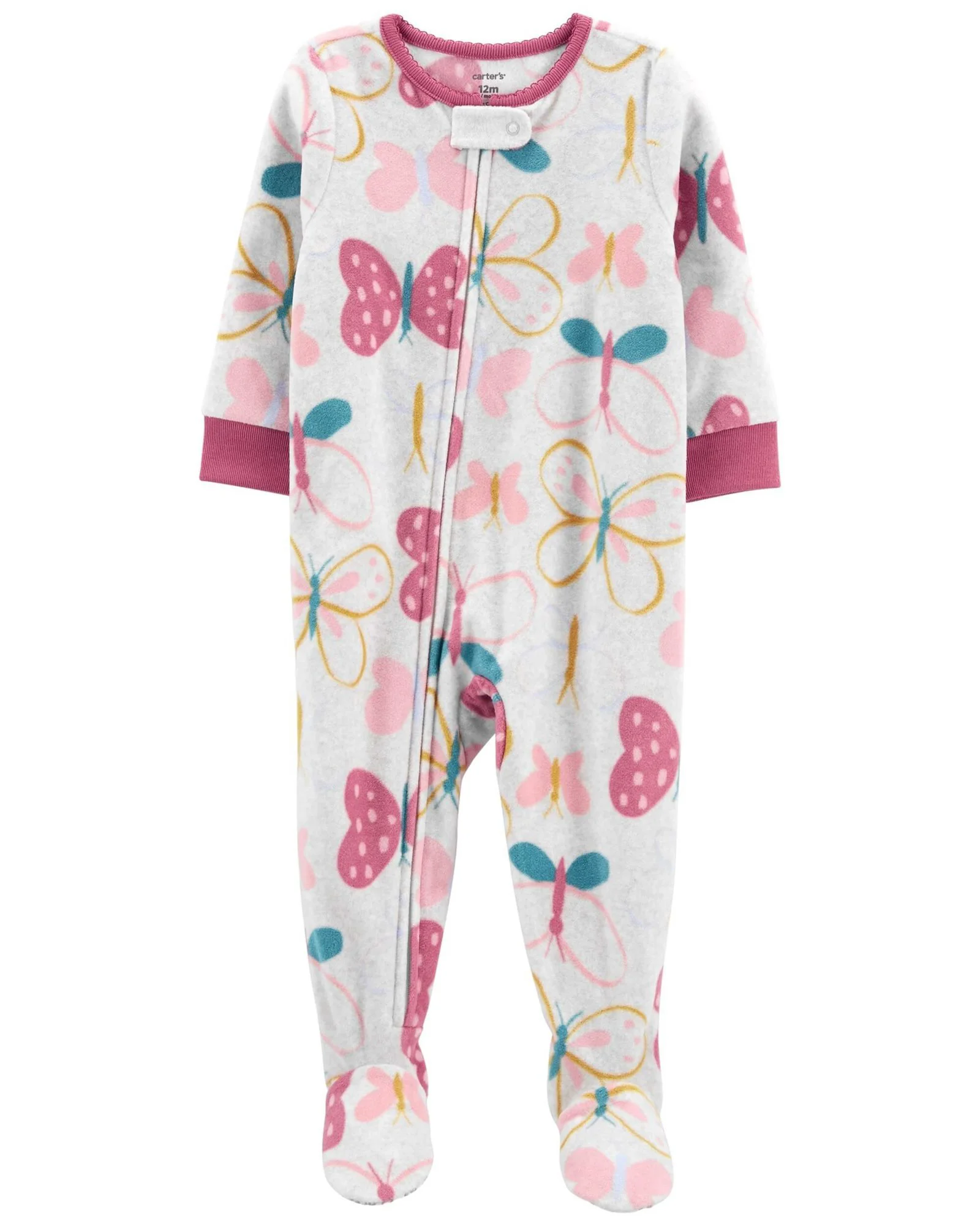 Carter's Pijama Fleece Fluturi foto