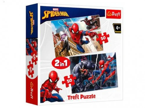 Puzzle Trefl 50 + 50 Spiderman foto