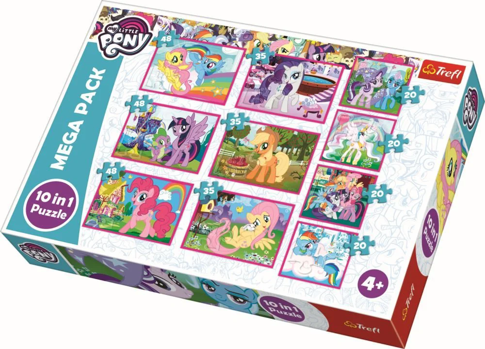 Puzzle Trefl 10 in 1 Ponies magical world / Hasbro, My Little Pony foto