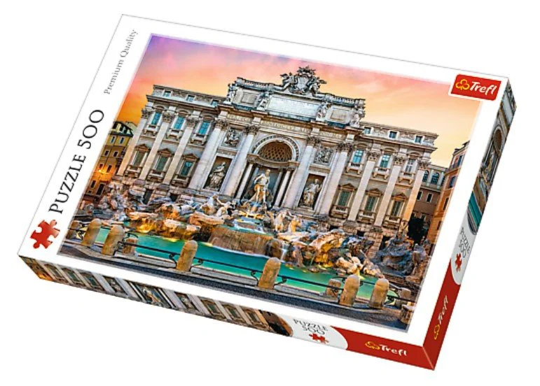 Puzzle Trefl Fontanna di Trevi / Rome, 500 piese foto