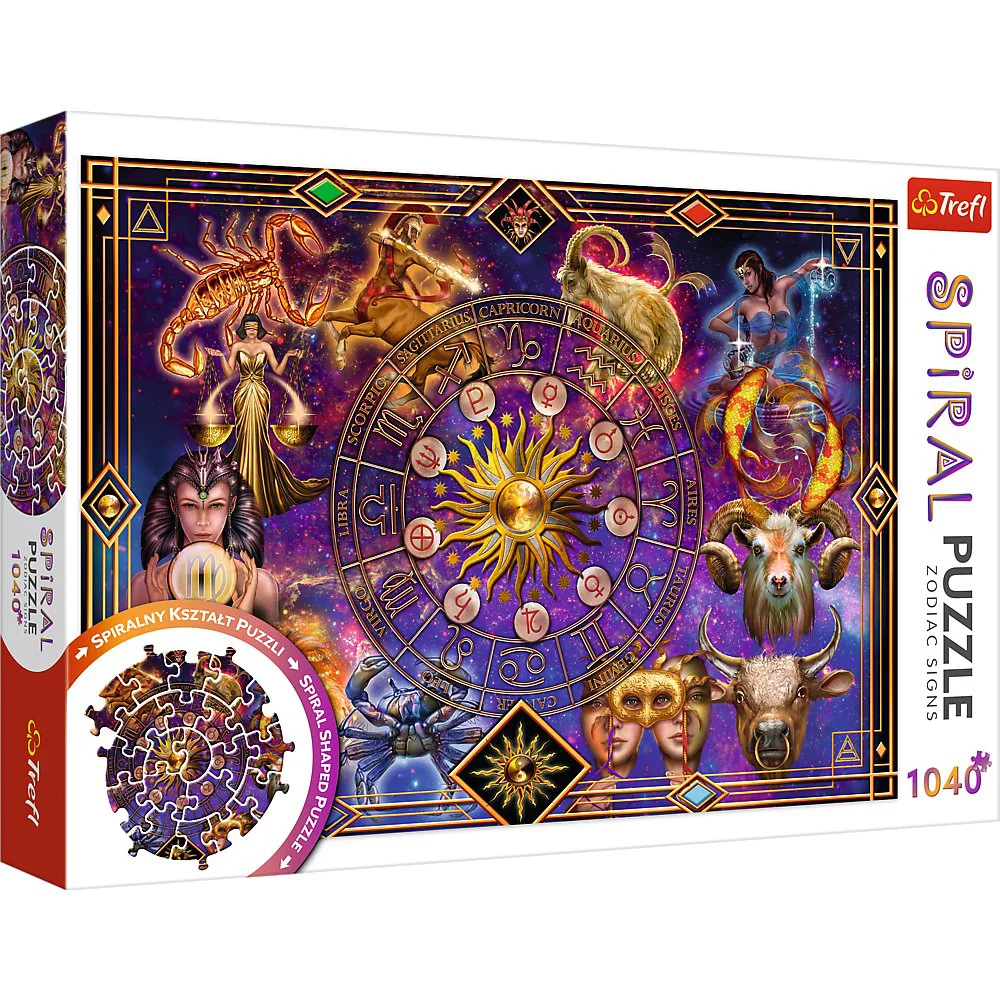 image for Puzzle spirale Trefl Zodiac signs, 1040 piese foto
