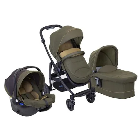 Коляска Graco Evo 3 in 1 Khaki, Цвет хаки