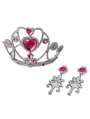 Set Eddy Toys Tiara si cercei, Roz foto