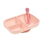 Set de masa din silicon Beaba Roz, 2 piese