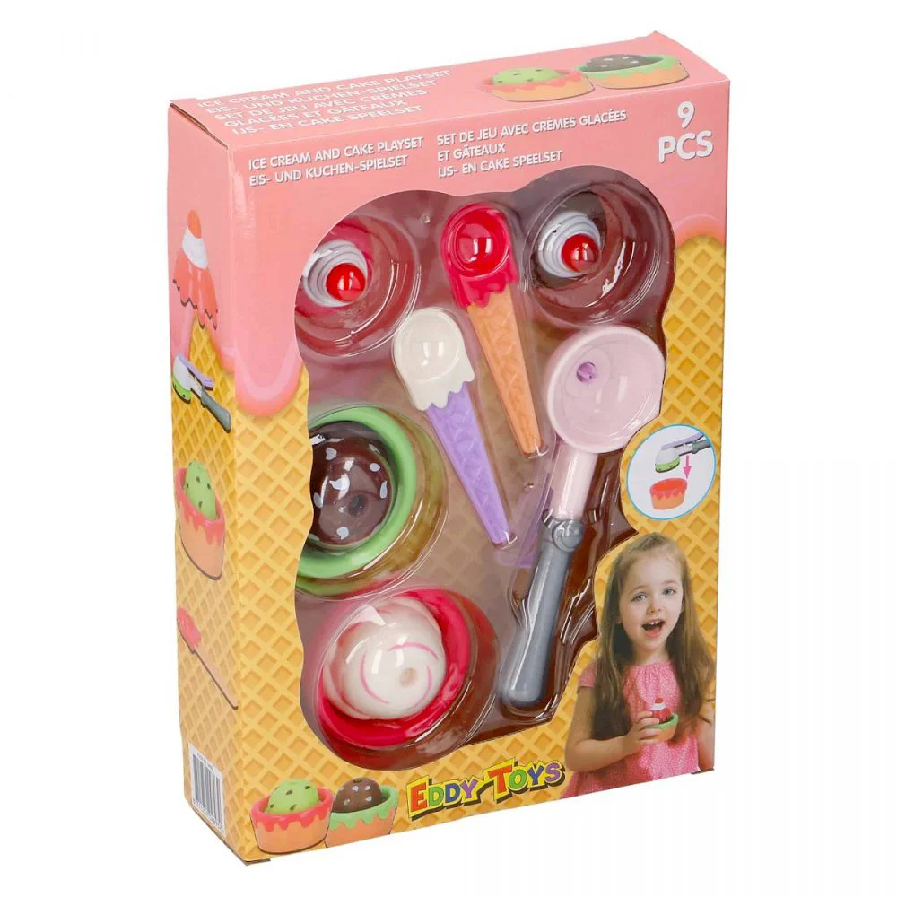 Set inghetata Eddy Toys, 9 piese